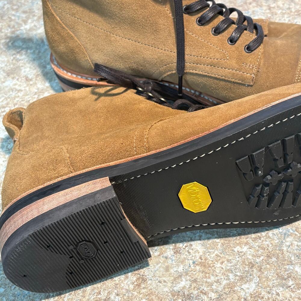 Rhode Men's Huckberry Portland Mojave Suede Vibram Sole Leather Shoes Size 13M - Picture 10 of 14